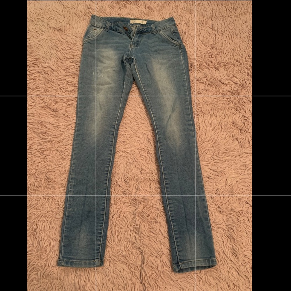 Skinny Blue Jeans